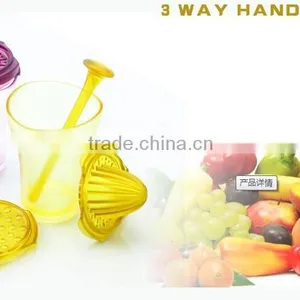 Multi-function 3 Ways Hand Juicer/ Fruit Juicer/lemon Juicer With Cup thumbnail-1