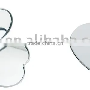 Heart Shape Metal Two Side Pocket Mirrors thumbnail-1