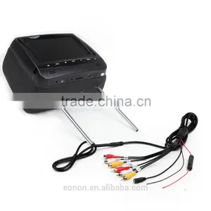 EONON L0290 7" HD Car Headrest Monitor With Built in DVD (Black Color) thumbnail-6