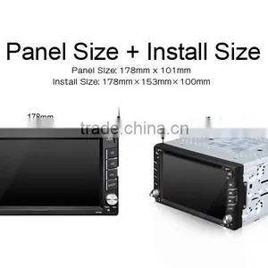 2din 6.2inch Capacitive Touch Screen Dvd Player for Car Android With WIFI 3G DVD GPS BT thumbnail-4
