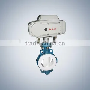 WCB Wafer Butterfly Valve With Actuator (CE Certification) thumbnail-1