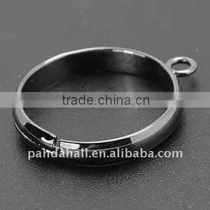 Brass Ring Shanks for Jewelry, Section, Nickel Free and Lead Free(EC159-B) thumbnail-1