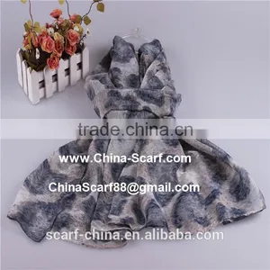 Wholesale Voile Leopard Scarf thumbnail-5