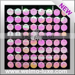 2016 New Patent Shell Pink Sequins With Clear Grid For Event Decoration thumbnail-1