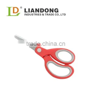 HS0108 Student Scissors ,School Scissors ,Rubber Hand Scissors thumbnail-1