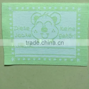 Factory Direct Woven Labels Sew on Type Main Label for Clothing Garment Wash Care Labels thumbnail-3