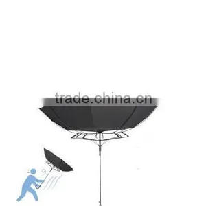 23 Inch Long Stick Logo Cheapest Factory Business Umbrella thumbnail-4