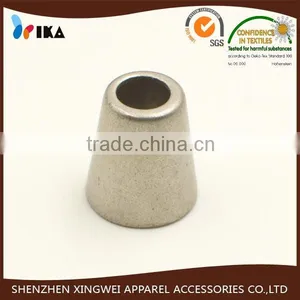Zinc Alloy Metal Rope Bell Shape End Stopper Pieces thumbnail-1