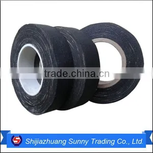 Black Rubber Adhesive Cotton Friction Electrical Tape thumbnail-1