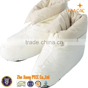 100% Natural Duck Down Buckle Strap Stitch Down Shoes thumbnail-1