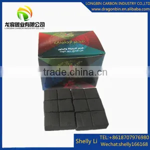 Coconut Material Longer Burning Time Smokless Hookah Cube Charcoal thumbnail-1