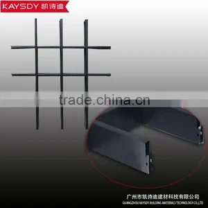 Different Types of Open Metal Grid Aluminum Suspended Decorative False Ceiling Panel thumbnail-1