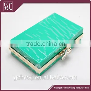 Diamond Ornament Box Clutch Frame Rectangle Purse Frame thumbnail-1