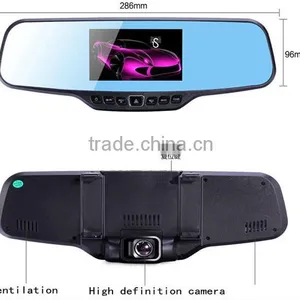 HD 1080P Dual Camera Car Dvr Video Recorder Double Lens Camcorder With Wireless Reverse Camera thumbnail-2