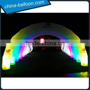 Cheap Rainbow Used Inflatable Advertising Finish Line Arch Rental Inflatable Arch for Sale thumbnail-2