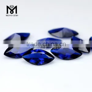 2015 New Top Quality Marquise Cut 113# Bule Spinel Loose Artificial Gemstone thumbnail-4