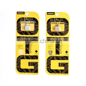 Original Remax USB 2.0 Micro USB OTG Adapter For Samsung Huawei HTC LG Lenovo Xiaomi Android Tablet thumbnail-6