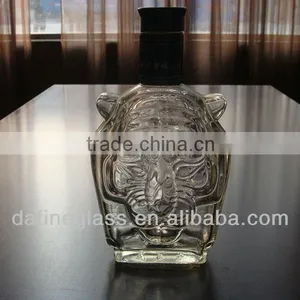 500ml Tiger Animal Shape Wine Bottle Vodka Bottle Liquor Bottle thumbnail-1