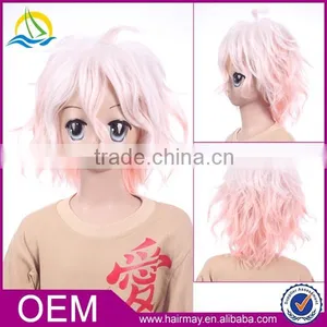 New Design High Heat-resistant Pink/blue/green/yellow Synthetic Japanese Hot Cosplay Wig thumbnail-1