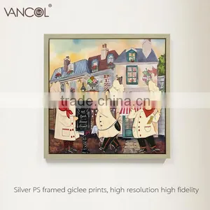 Funny Fat Cook Painting Canvas,canvas Printing for Fat Cook thumbnail-2