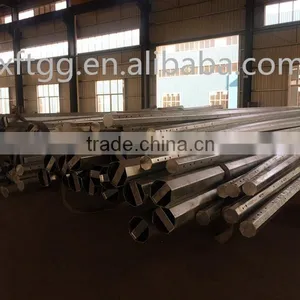 Hot Dip Galvanized Power Pole 35kv,69kv,161kv,132kv thumbnail-2