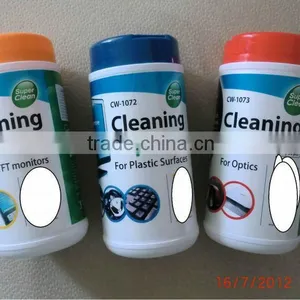 100pc/canister LCD Cleaner Screen Wipe Cleaner thumbnail-1