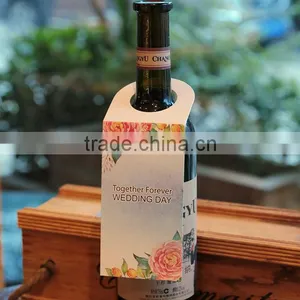 High Quality Customizered Hang Tags for Grape Wine Bottle of Wedding thumbnail-1