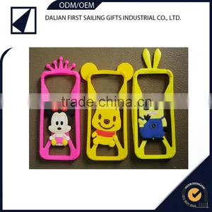 Fashion Design Silicone Rubber Lovely 3D Phone Skin Case Cover for IPhone 4 4s 5 5s thumbnail-4
