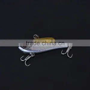4pcs 4.5g 5cm VIB Vibration Minow Fishing Lure Hard Bait With 2 Treble Hooks Fishing Tackle thumbnail-3