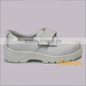 China Brand Leather PU Injection Chemical Lab Steel Toe Safety Shoes for Women and Sanitary Boots SA-6118 thumbnail-1