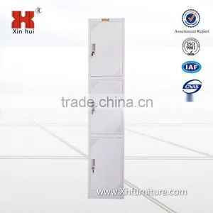 New Style Black And White 3 Door Vertical Steel Locker thumbnail-2