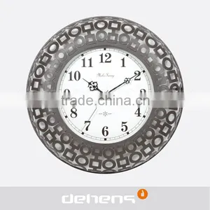 DEHENG 14 Inch Antique Iron Wall Clock Garden Clock thumbnail-1