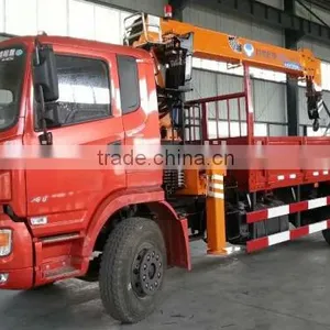 10ton Crane With Telescope Arms, SQ10S4, Hydraulic Crane on Truck. thumbnail-2