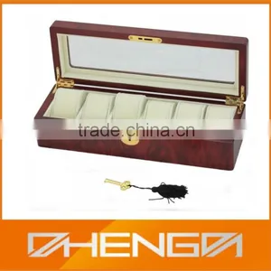 2014 New Design Customized China Manufacturer Top Online Wooden Watches Box Wholesale(ZDW14-001) thumbnail-1