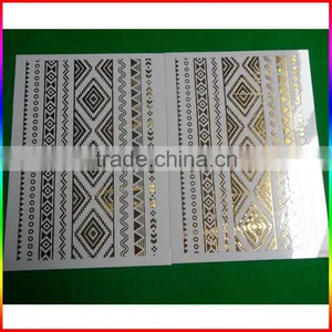 High Quality Gold Necklace Tattoo/flash Temporary Tattoos thumbnail-2