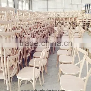 Cross Back Curved Dining Chair thumbnail-4