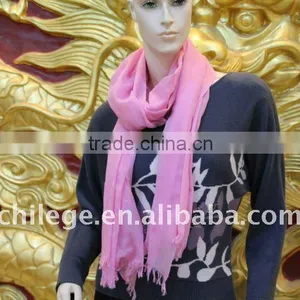 Thin Plain Cashmere/modal Blend Scarf Shawl Pashmina thumbnail-1