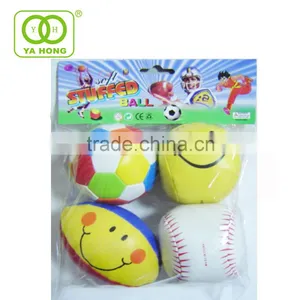 Yahong Soft Stuffed Ball Toy Set With Football Baseball Rugby and Basketball thumbnail-4