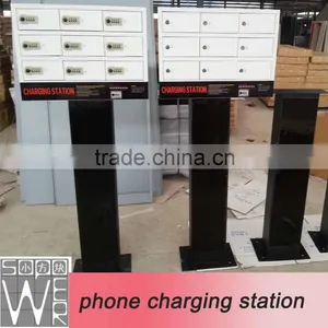 9 Compartment Steel Locker Charging Cart thumbnail-6