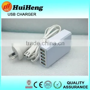 Fireproof 7A 5 Port Desktop Phone Charger,fireproof Mobile Phone Charger thumbnail-1