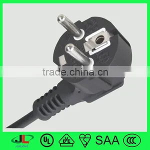 16A 250V 2 Pin Plug European Standard Extension Cord Schuko Plug thumbnail-1