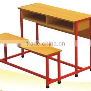 Detachable 2-person Desk & Chair for Sale Student Desk & Chair A-022 thumbnail-1