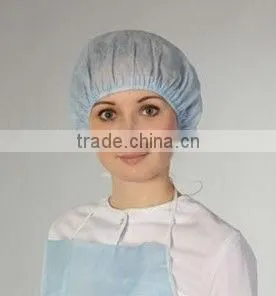 Surgical Nonwoven Disposable Bouffant Cap thumbnail-1