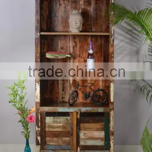 Recycled Wood Book Self thumbnail-1