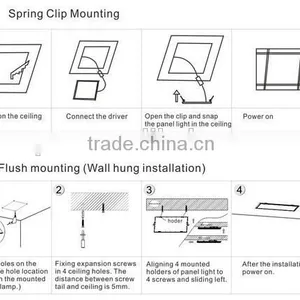 Express New Products Luxury Cheap Square 600x600mm 48W Big LED Panel With CE ROHS thumbnail-6
