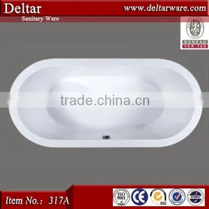Foshan Bathtub Manufacturer Acrylic Bath Tubs, Standard Dimensions Bathroom Tubs, Solid Surface Bathtub for Sale thumbnail-5