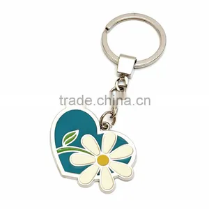 Custom Flower Shape Metal Keyring Sublimation Keychain for Gifts thumbnail-1