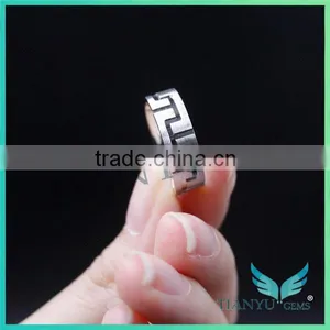 Platinum Rings Men and Women Finger Rings Wedding Ring thumbnail-6