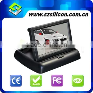 Motorized 4.3 " TFT LCD Digital Foldable Tft Car Monitor thumbnail-1