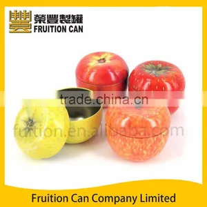 Small Round Fruit Premium Candle Tin Can thumbnail-1